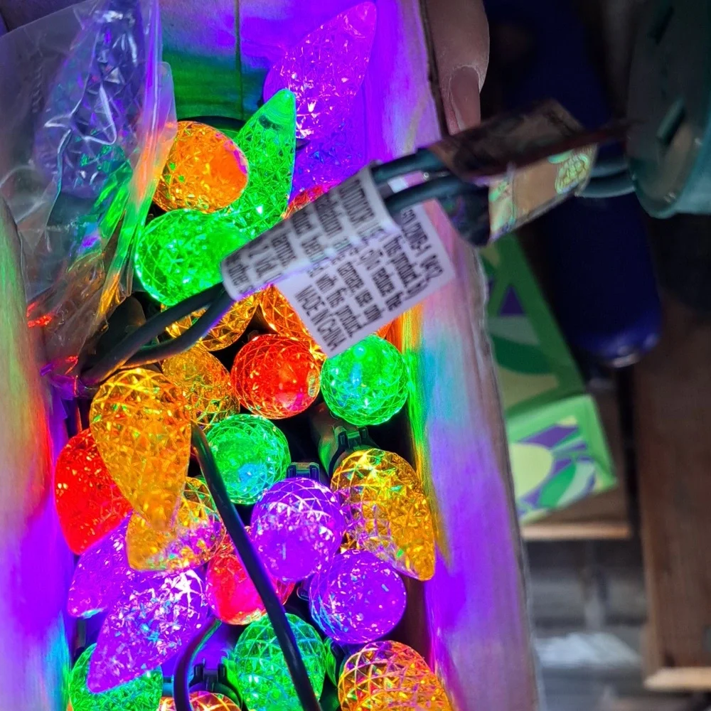 Multi-Color LED C9 Style Christmas String Lights - 60 Count